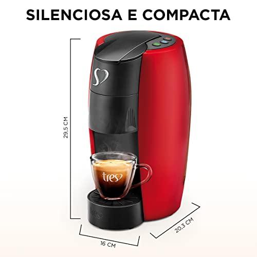         Cafeteira Espresso LOV Vermelha Automática 127V - TRES 3 Corações       