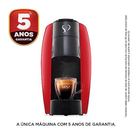         Cafeteira Espresso LOV Vermelha Automática 127V - TRES 3 Corações       