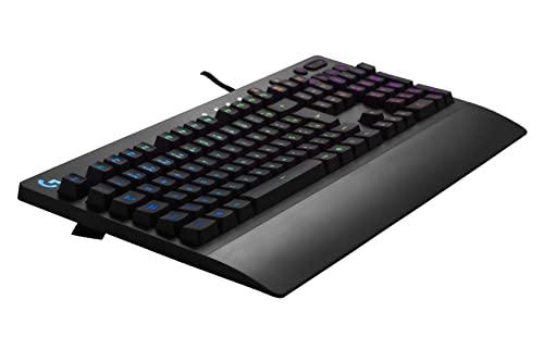         Teclado Gamer Logitech G213 com Layout ABNT2, RGB LIGHTSYNC, Controles de Mídia Dedicados, Design Durável e Resistente à Respingos       