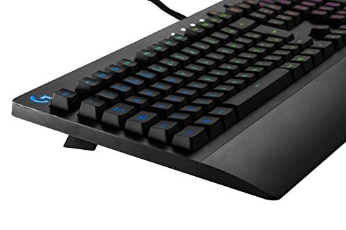         Teclado Gamer Logitech G213 com Layout ABNT2, RGB LIGHTSYNC, Controles de Mídia Dedicados, Design Durável e Resistente à Respingos       